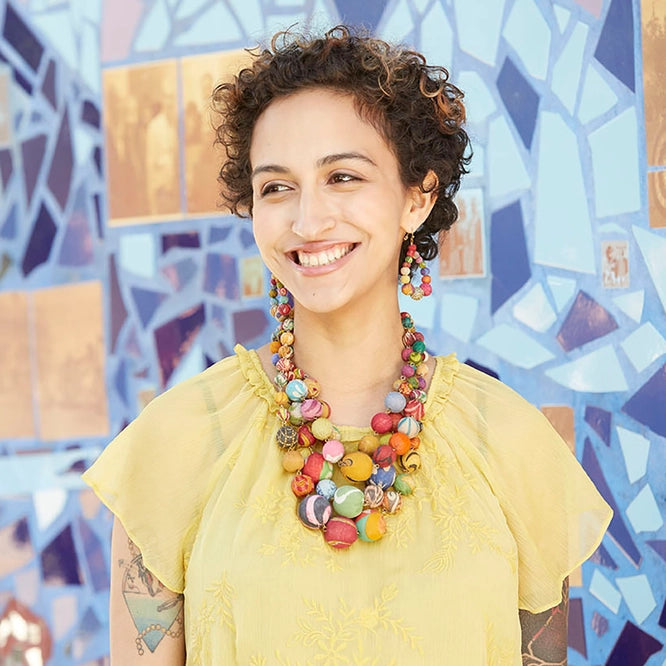 Earrings - Kantha