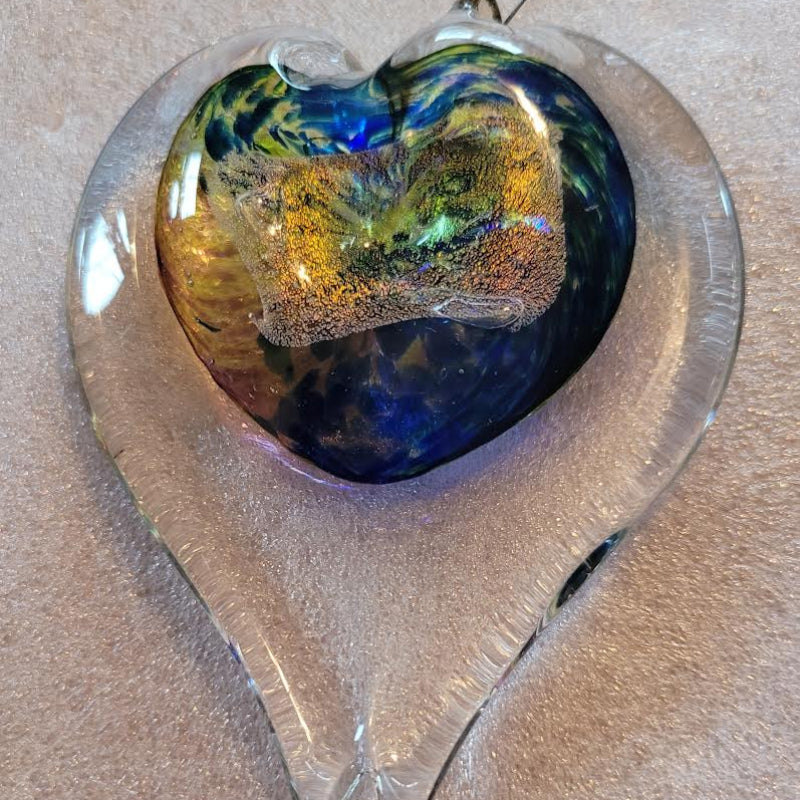 Handblown Glass - Heart #31
