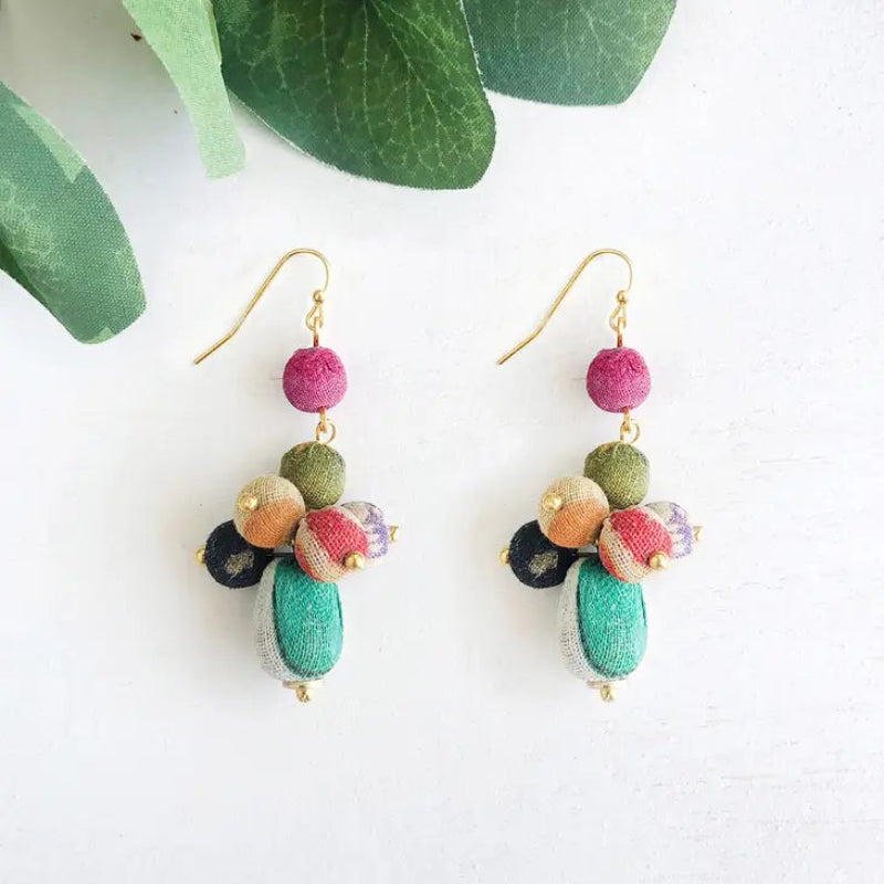 Earrings - WF - Kantha (ER-1138)