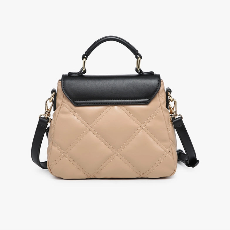 Handbag - JC - Ollie Quilted Crossbody - (M2405-BKTN)