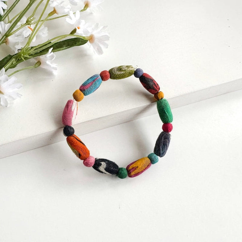 Bracelet - WF - Kantha (BR-3141)