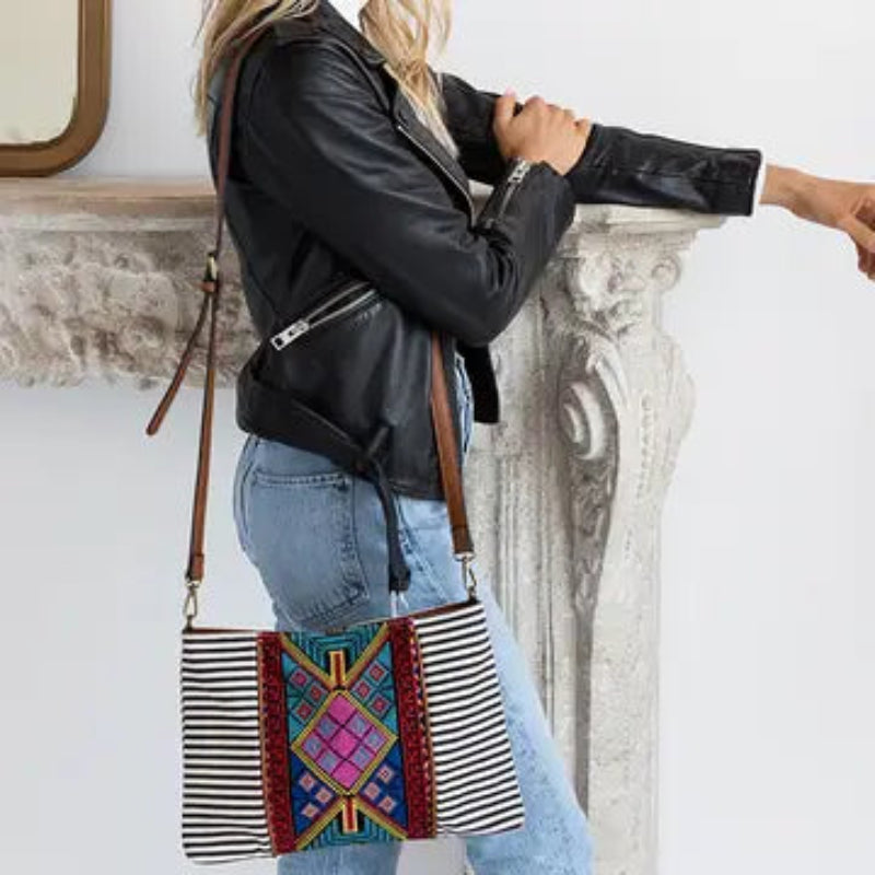 Handbag - JC - Felicity - Black Tribal (M1979-BK)