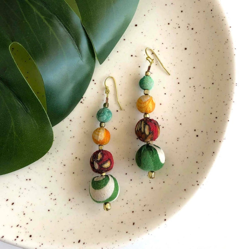 Earrings - WF - Kantha (ER-1040)