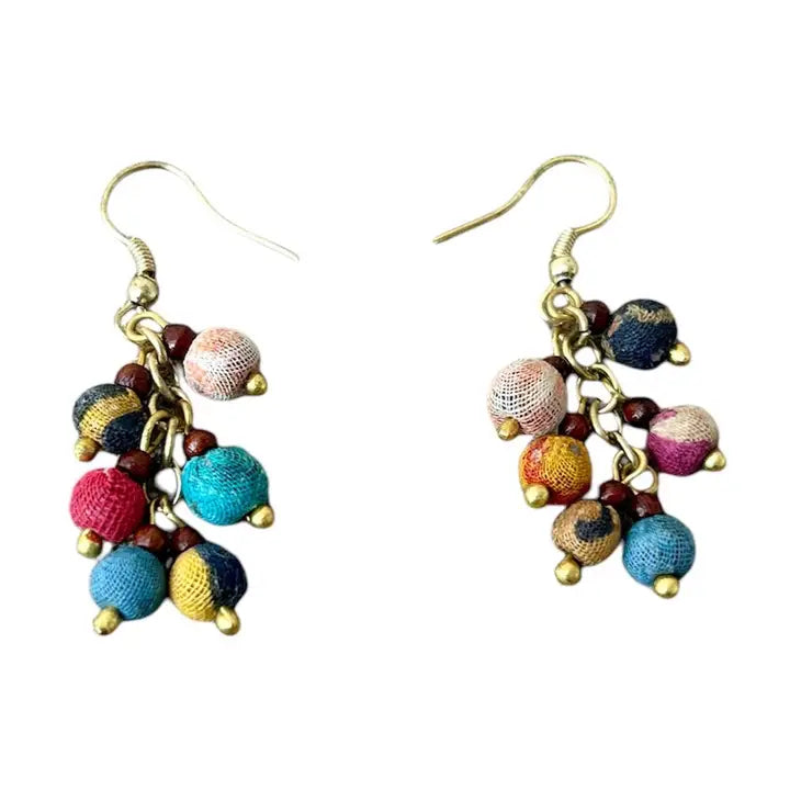 Earrings - HU - Cascading Droplets (ER-6288)