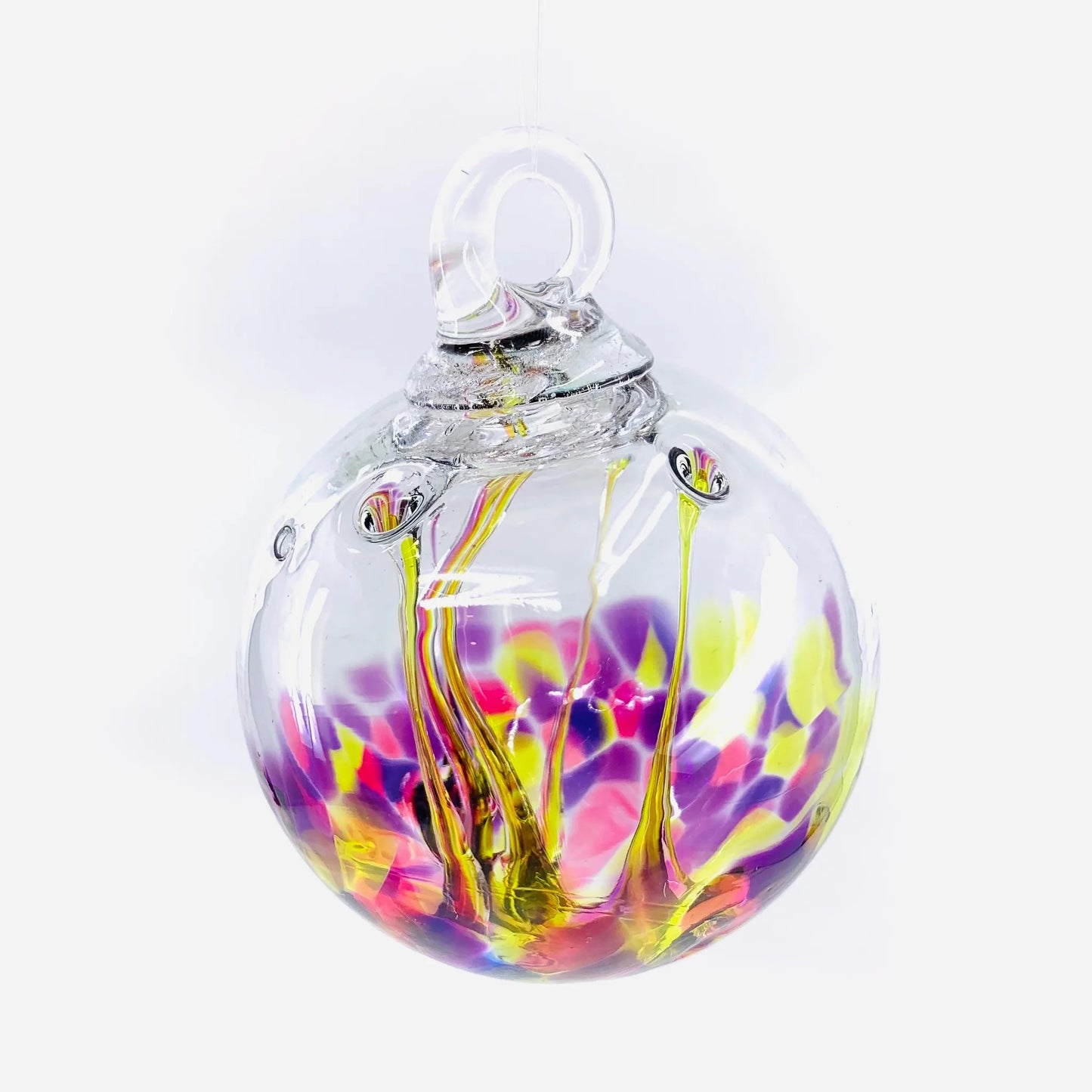 Handblown Glass - Witch Ball - Bloom - 3"