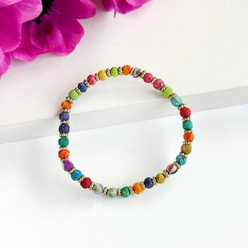 Bracelet - WF - Kantha (BR-3151)