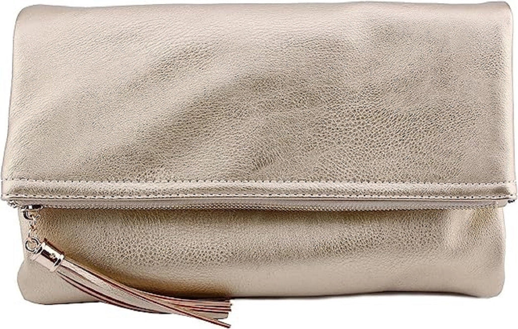 Handbag - Pamela Envelope Clutch/Crossbody - Rose Gold