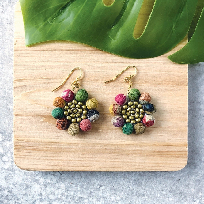 Earrings - Kantha