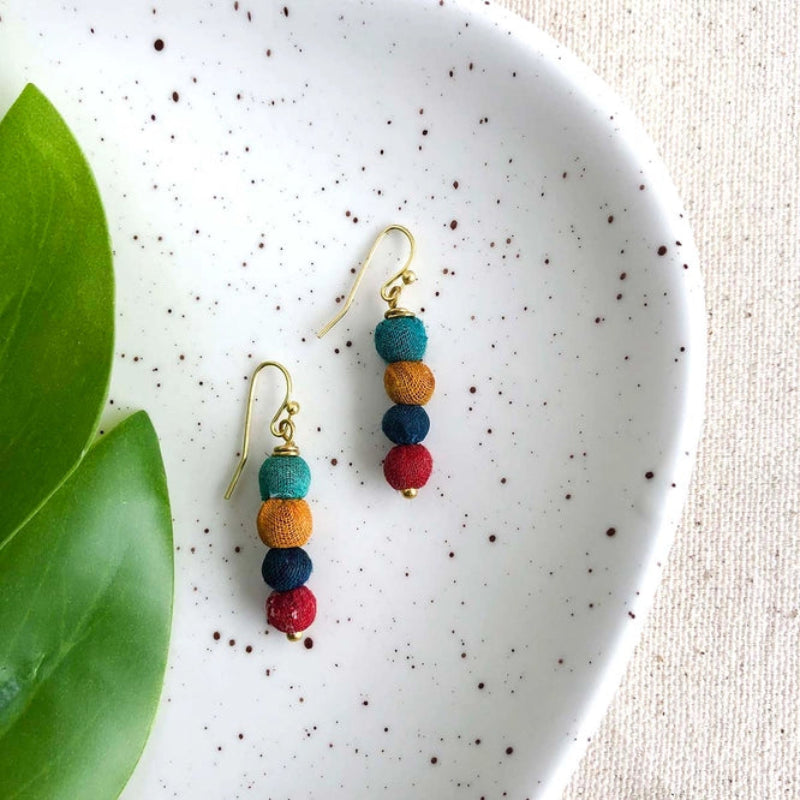Earrings - WF - Kantha (ER-1039)