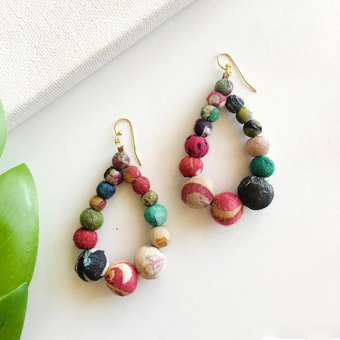 Earrings - Kantha