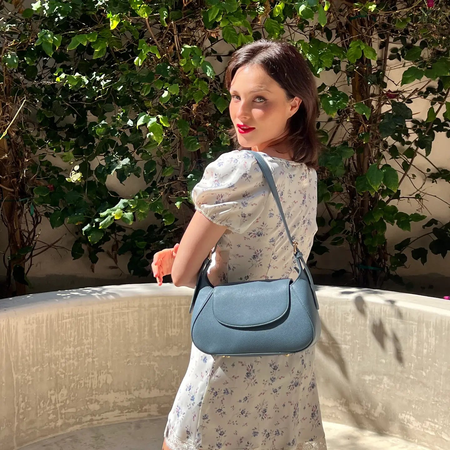 Handbag - KA Nancy - Blue Grey