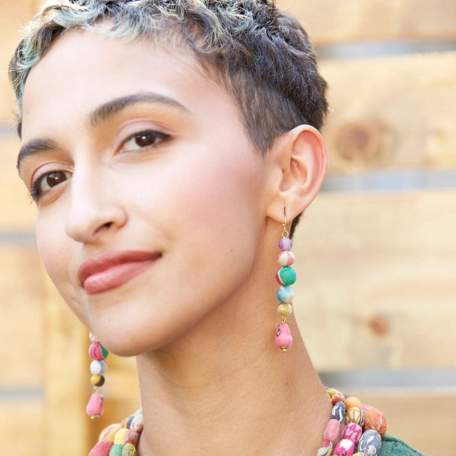 Earrings - Kantha