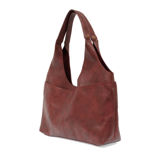 Handbag - Val 4 Pocket Hobo 2 in 1 - Saddle Brown