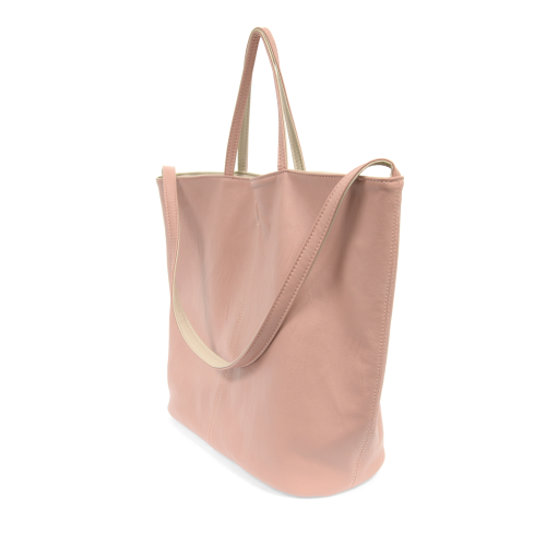 Handbag - JS - Riley Reversible Slouchy 2 in 1 Tote - Pink/Cream