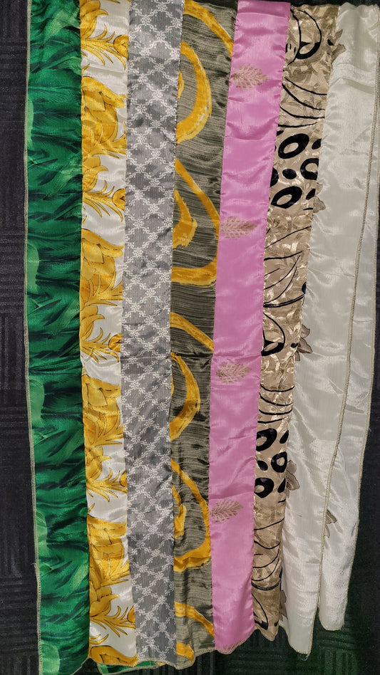 Scarf - Handmade - Sari Silk Medley