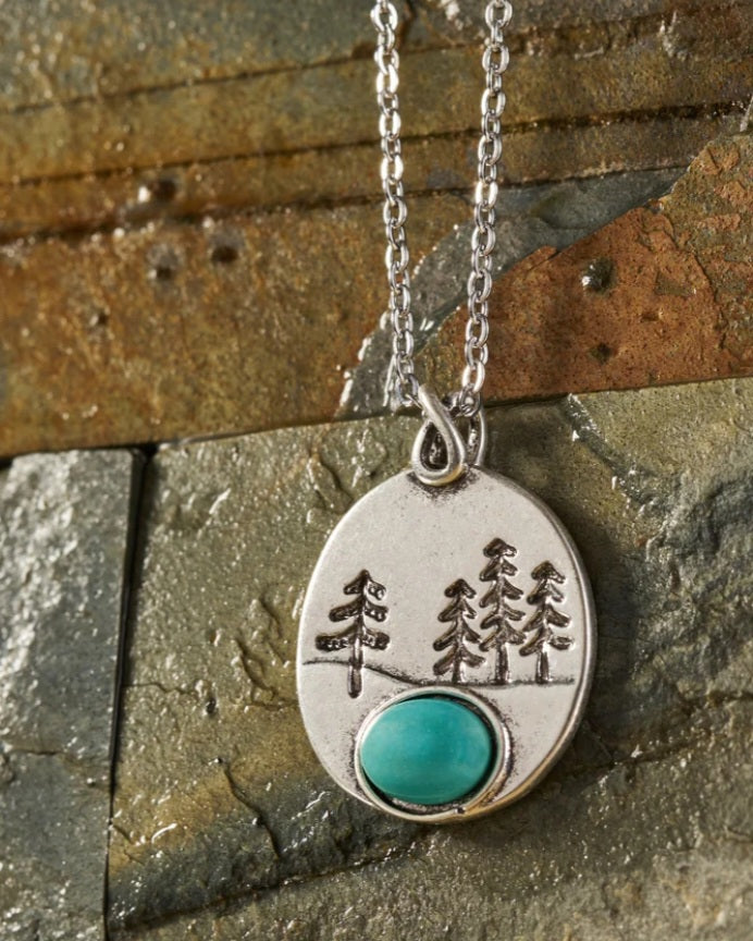 Necklace - Evergreen Turquoise