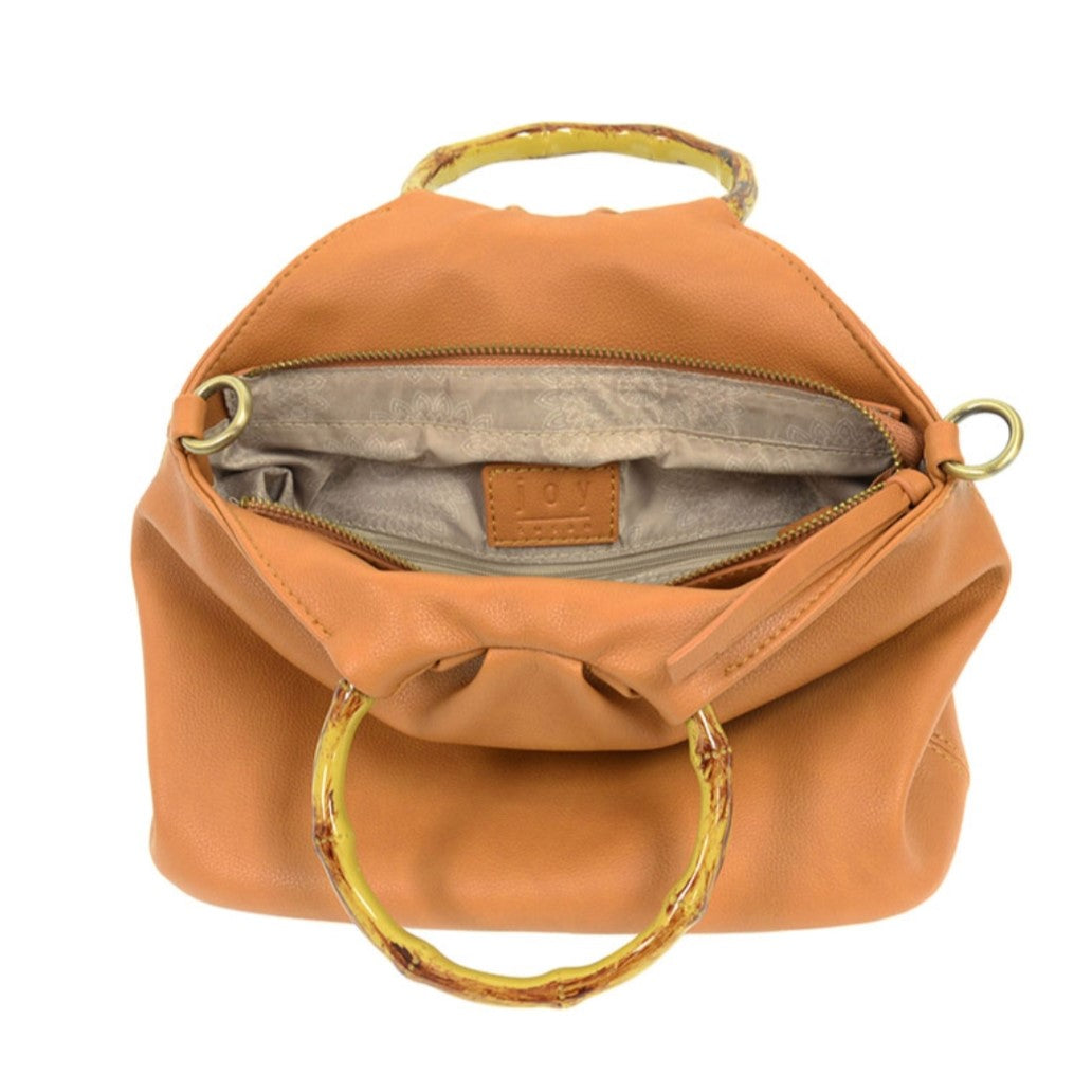 Handbag - J.S. Natalie Pouf - Suntan