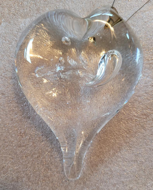 Handblown Glass - Heart #24