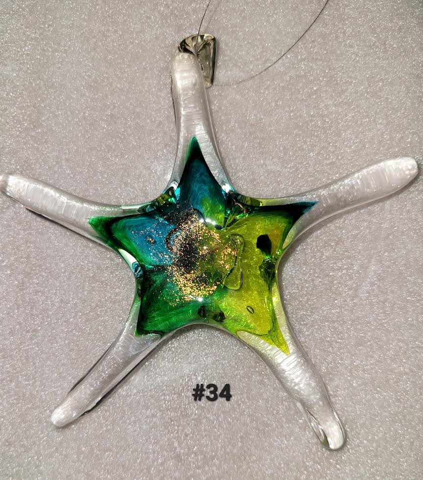 Handblown Glass - Star #34