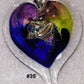 Handblown Glass - Heart #35