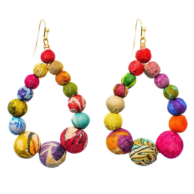 Earrings - Kantha