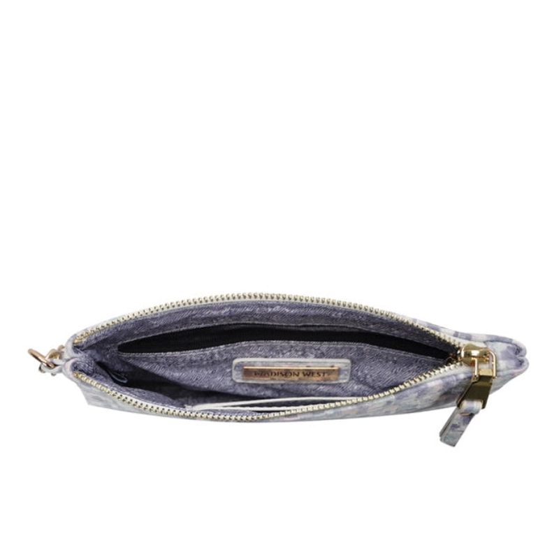 Handbag - MW - Gingham Clutch/Wristles