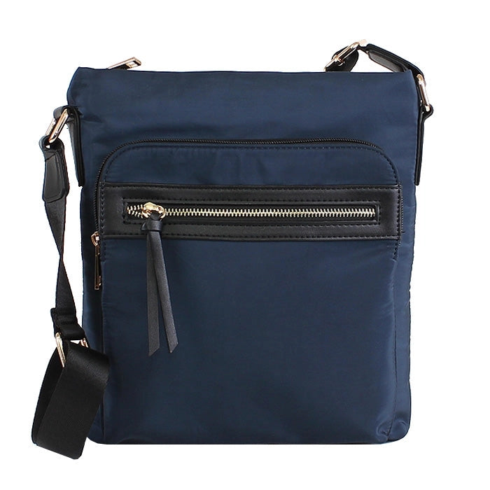 Handbag - MW - Nylon Crossbody- Navy