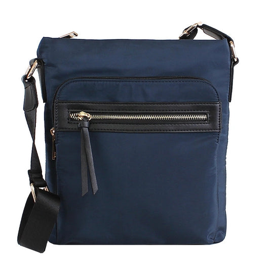 Handbag - MW - Nylon Crossbody- Navy