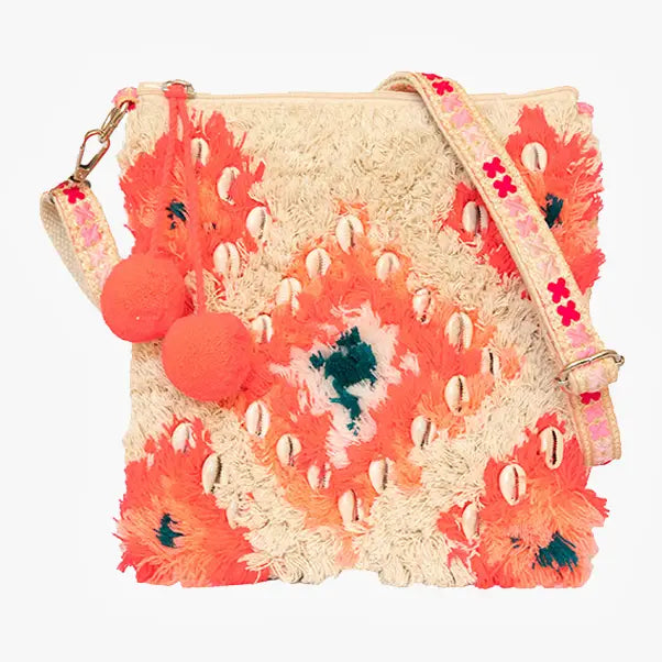 Handbag - JC - Nelson Seashell Crossbody - (M2302-RD)