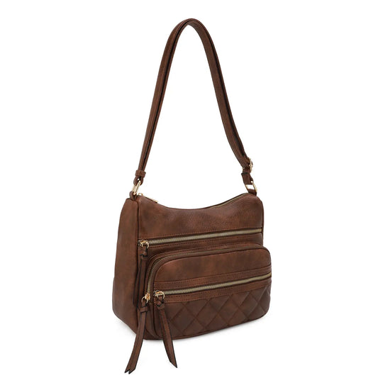 Handbag - KA Oliva - Cognac