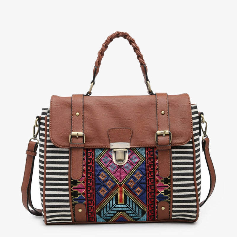 Handbag - JC - Harlow Satchel - Black (M1944-BK)