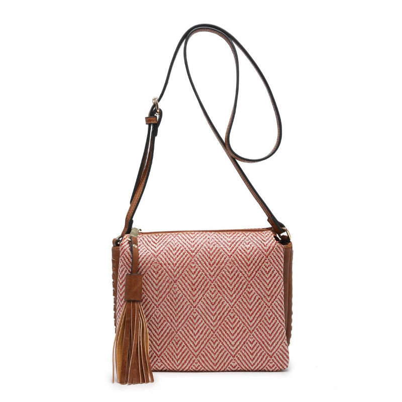 Handbag - MW - Three Compartment Crossbody - (M1918 - RDNT)