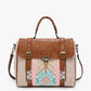 Handbag - JC - Harlow Satchel - Taupe/Mint (M1944-TPMT)