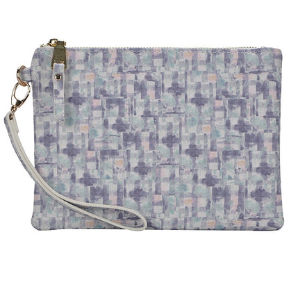 Handbag - MW - Gingham Clutch/Wristles