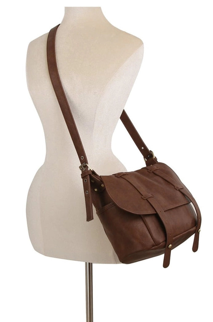 Handbag - MW - Freya Messenger Crossbody - Black