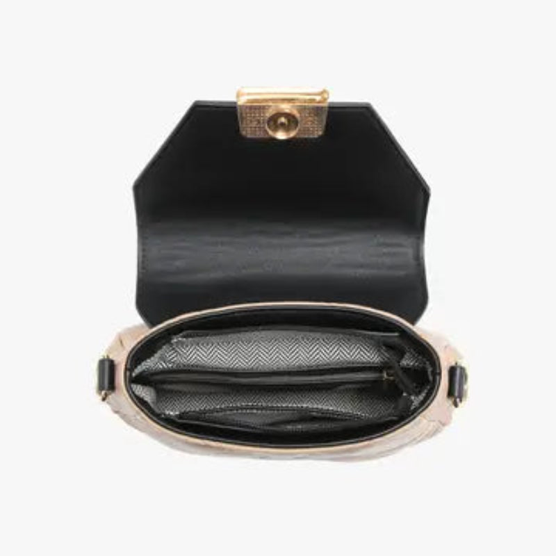 Handbag - JC - Ollie Quilted Crossbody - (M2405-BKTN)