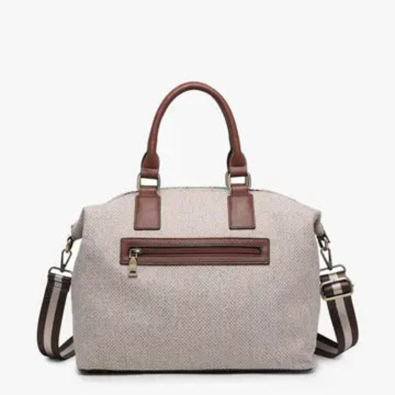Handbag - JC - Jojo Satchel - Sand/Blue (M2055-SDBL)