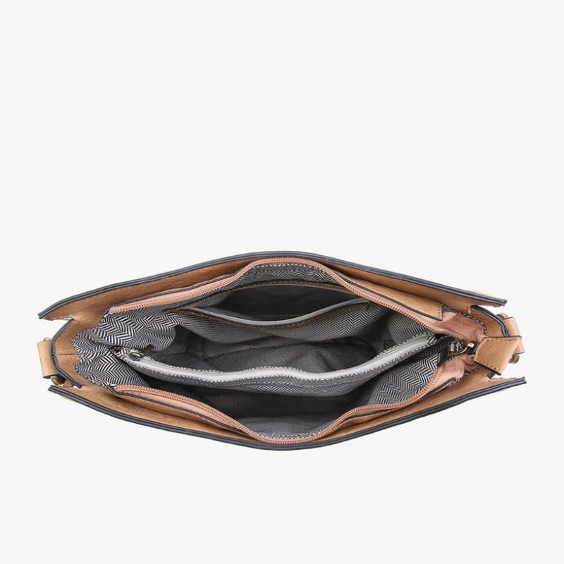 Handbag - JC - Nina Crossbody - Wine (M1888-WN)