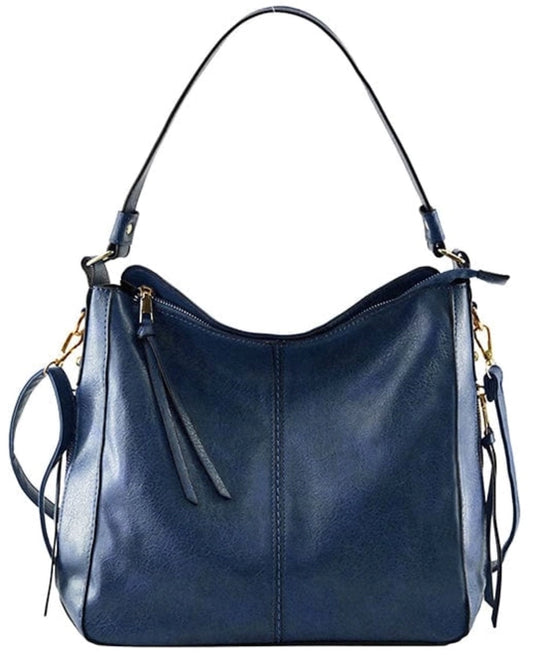 Handbag - Selina Hobo Bag - Navy