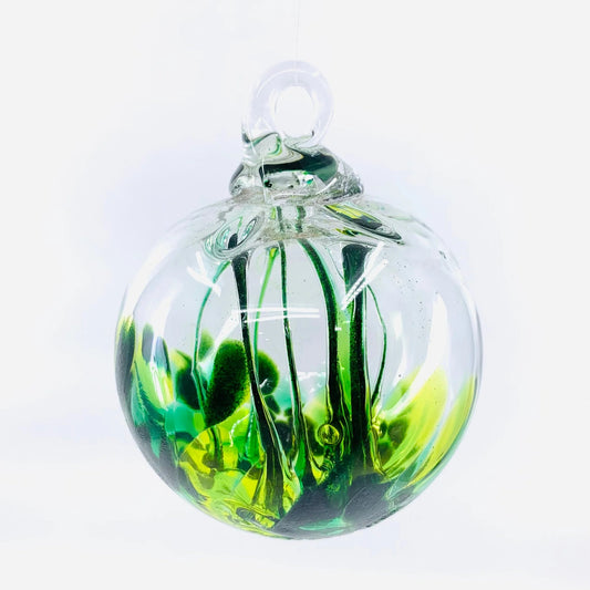 Witch Ball - Evergreen - 3"