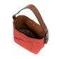 Handbag - Linen Look Hobo - Red