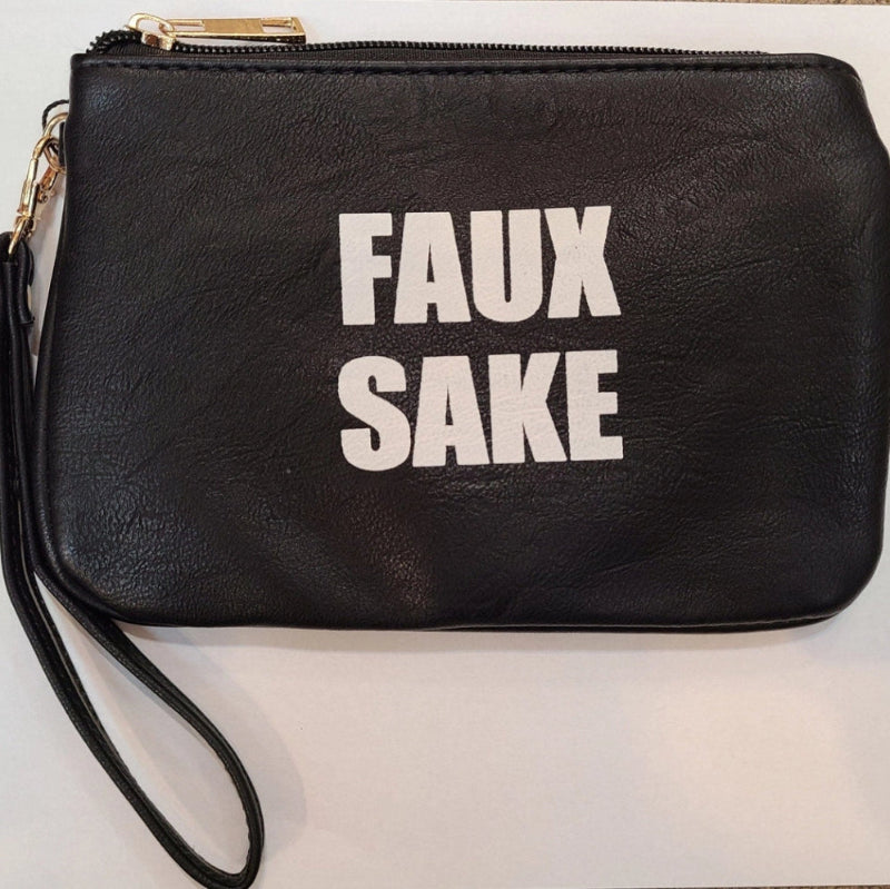 Handbag - MW - "Faux Sake" Wristlet