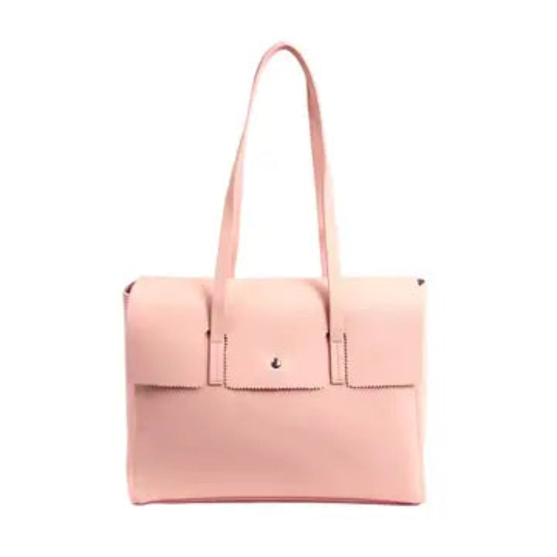 Handbag - MW - Everyday Tote with Gingham Lining - Pink