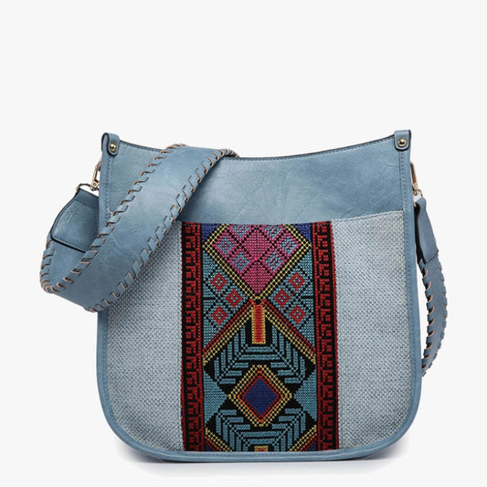 Handbag - JC - Chloe - Blue Tribal (M1977TRB-BL)