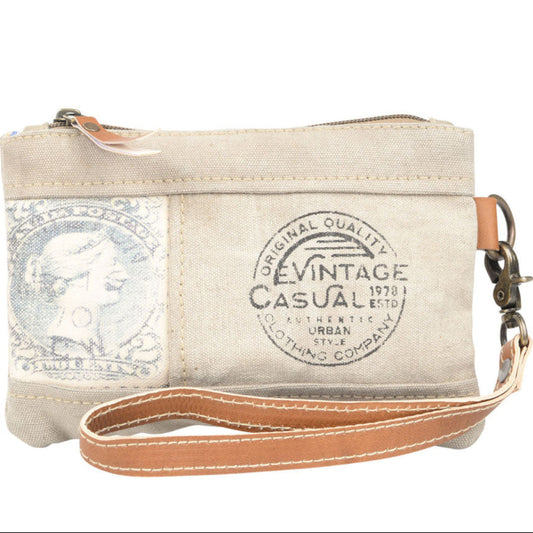 Handbag - BI - Canvas Wristlet Pouch