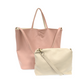 Handbag - JS Riley Reversible Slouchy 2 in 1 Tote - Pink/Cream