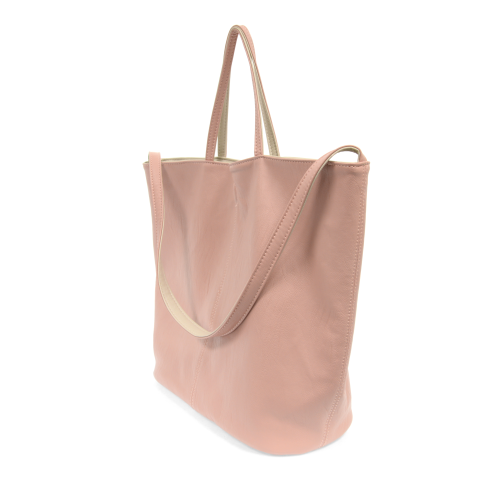 Handbag - JS Riley Reversible Slouchy 2 in 1 Tote - Pink/Cream