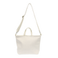 Handbag - Woven Convertible Shopper - White