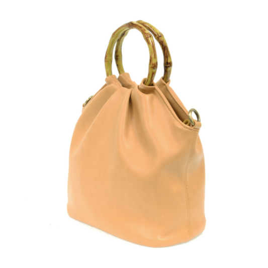Handbag - JS - Natalie Pouf - Wheat