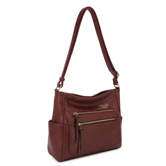 Handbag - KA Harper - Burgundy